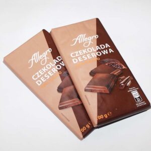 Шоколад черный Allegro, Польша (90 г)