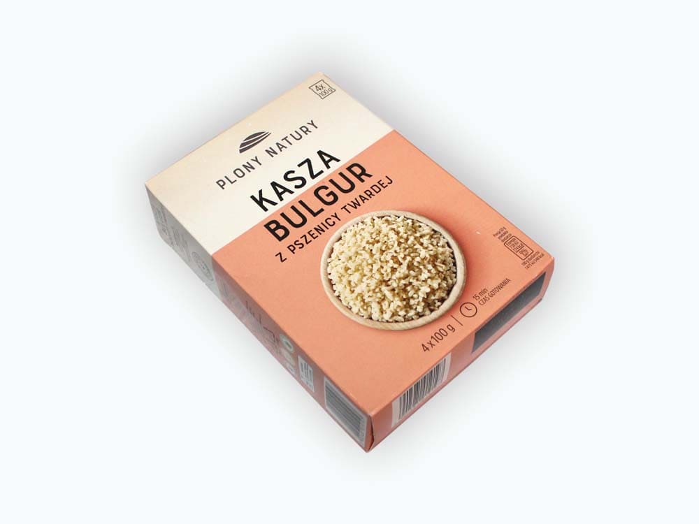 Каша булгур из твердой пшеницы Kasza Bulgur Plony Natury, Польша (4х100 г)