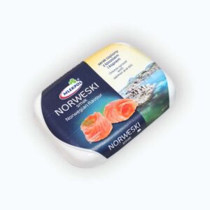 Крем-сир плавлений із лососем і укропом Mlekopol Norweski, Польща (150 г)