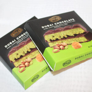Дубайський шоколад Dubai Chocolate Bolci з фісташками (90 г)