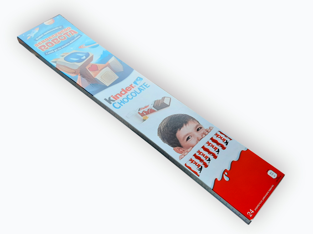 Киндер гиганский Kinder Chocolate Robota Serdecznego, (300 г)