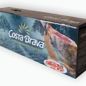 Хамон Серрано Costa Brava в подарочной упаковке + нож + хамонера, Испания (6,5 кг)