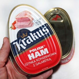 Комплект из пяти. Ветчина консервированная Krakus Polish Ham, Польша (455 г)