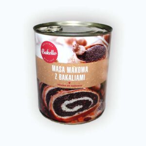 Масса маковая с кусочками сухофруктов Bakello Masa Makowa, Польша (850 г)