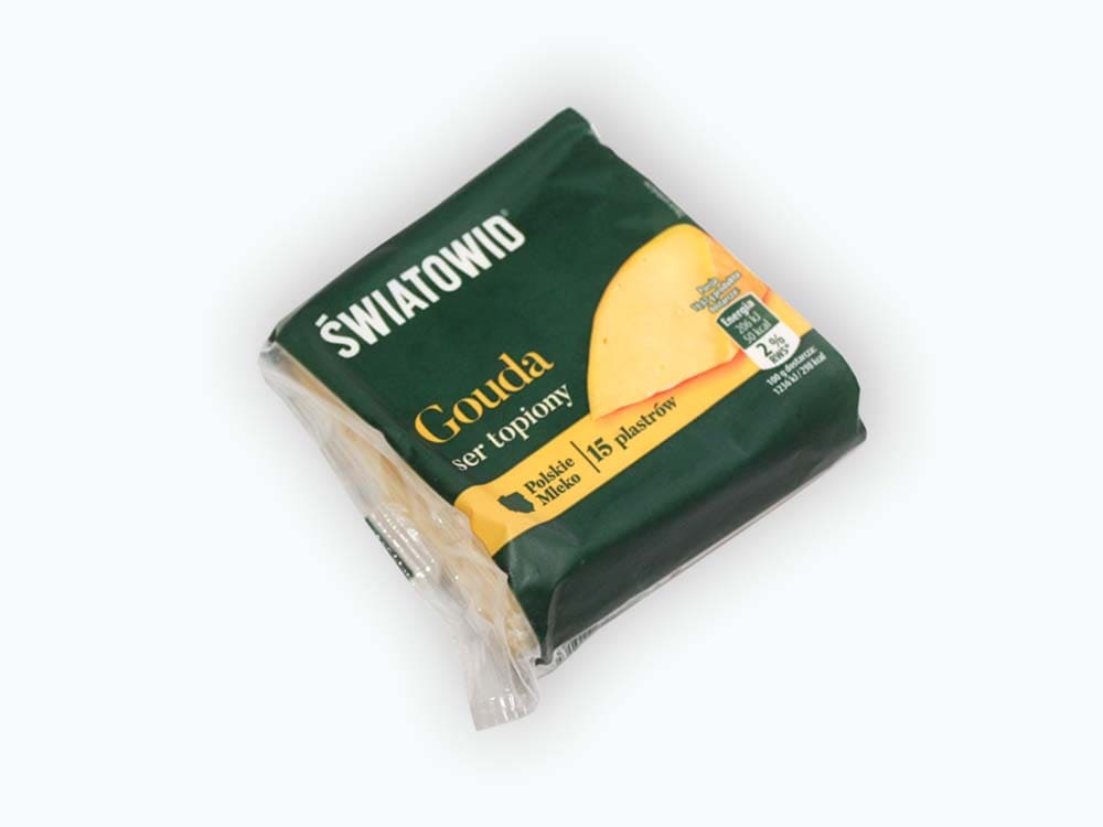 Сир тостовий вершковий Gouda Swiatowid, Польща (15 скибочок)
