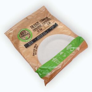 Бумажные тарелки Eko Grill универсальные, 23 см, Польща (20 шт)