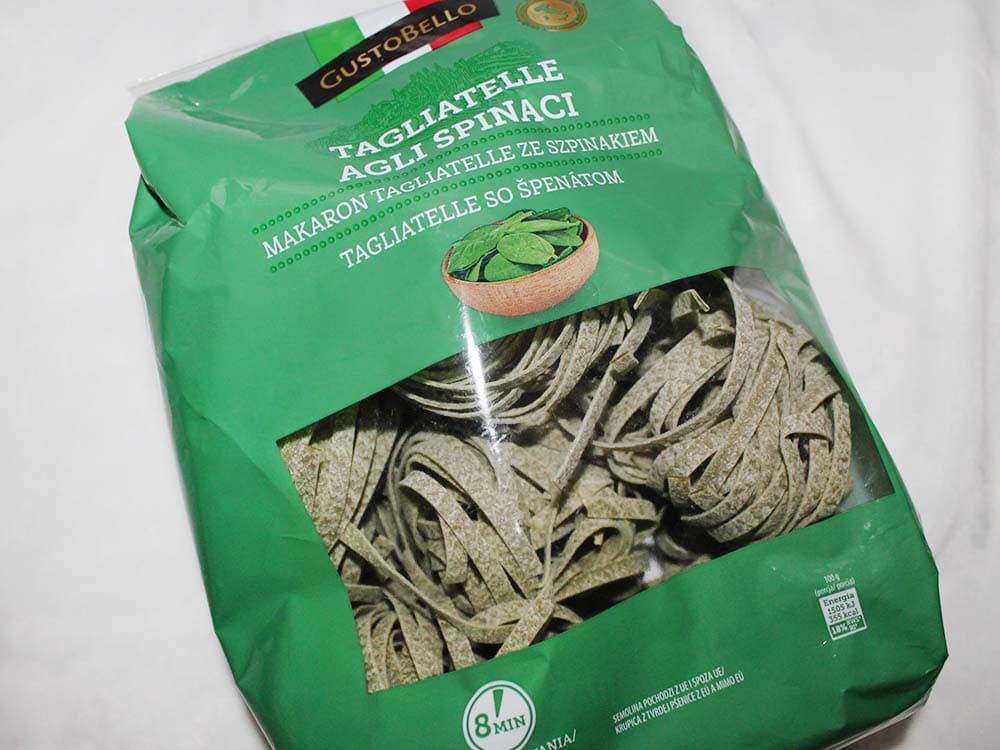 Макароны со шпинатом Tagliatelle Agli Spinaci Gustobello (250 г) — изображение 5