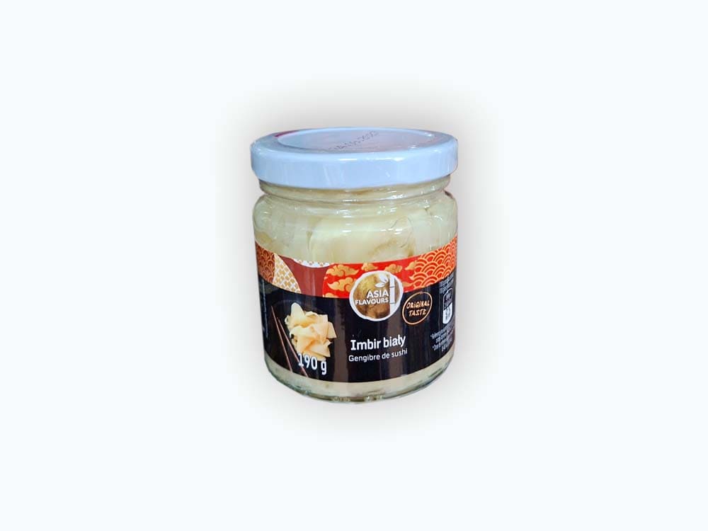 Імбир білий до суші Imbir bialy Asia Flavours (190 г)