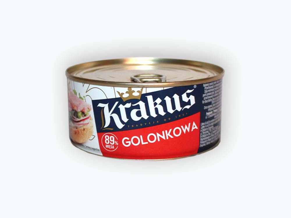Мясная консерва Golonkowa Krakus 89% мяса, Польша (300 г)