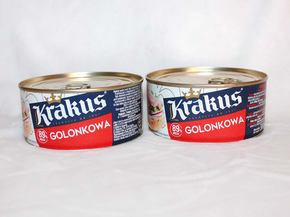 Мясная консерва Golonkowa Krakus 89% мяса, Польша (300 г) — изображение 2
