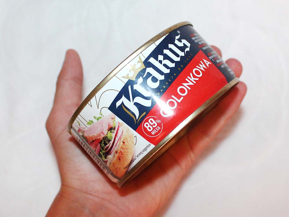 Мясная консерва Golonkowa Krakus 89% мяса, Польша (300 г) — изображение 4