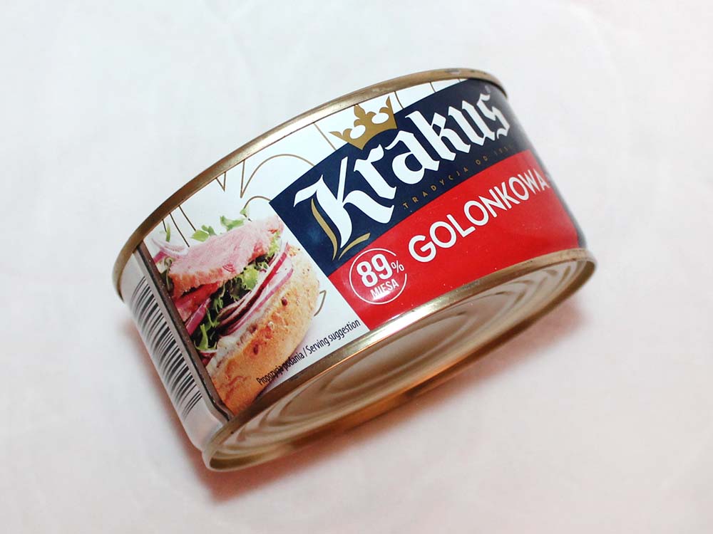 Мясная консерва Golonkowa Krakus 89% мяса, Польша (300 г) — изображение 3