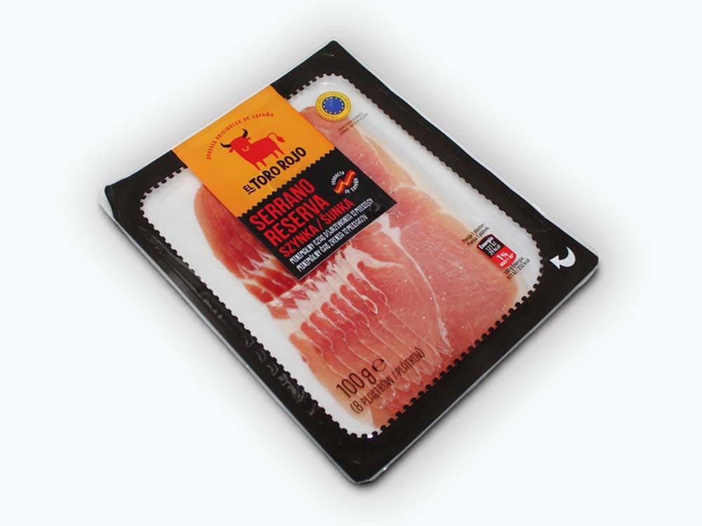 Хамон Серрано Резерва Serrano Reserva El Toro Rojo, Іспанія (100 г)