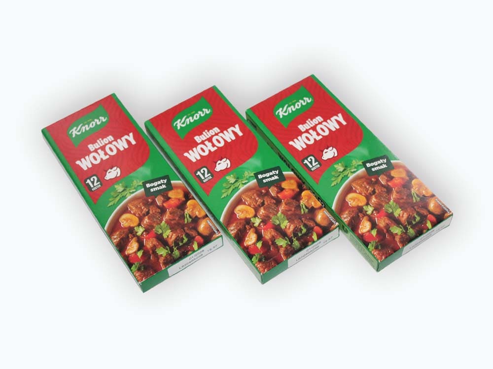 Бульйонні кубики Knorr з яловичини, комплект з трьох, Польща (36 шт.)