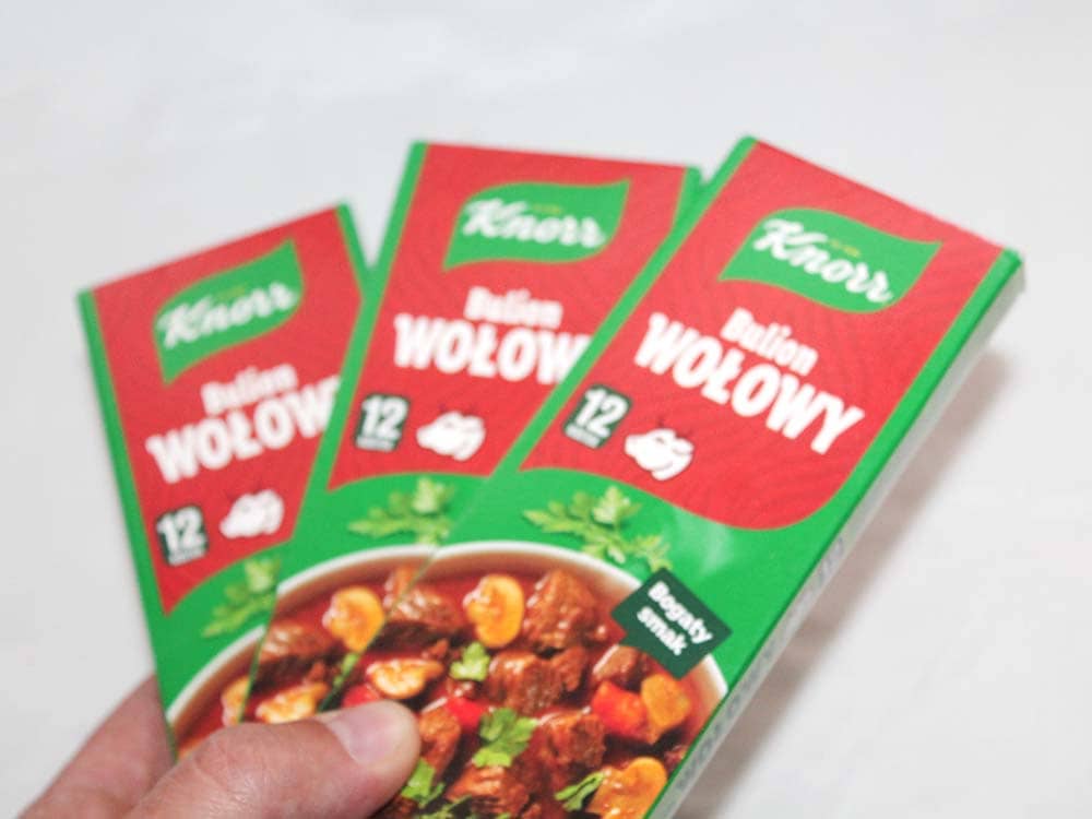 Бульйонні кубики Knorr з яловичини, комплект з трьох, Польща (36 шт.) - Зображення 5